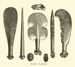 Maori-Waffen von English School