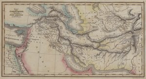 Karte der Länder, erwähnt in den Geschichten von Noah, Abraham und den Königen Israels von English School