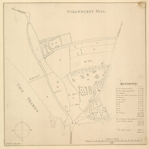 Karte von Strawberry Hill, London