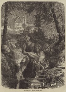 Marmorwerke in den Ostalpen (Stich) von English School