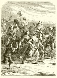 Marsch der Frauen nach Versailles von English School