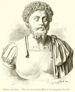 Marcus Aurelius (Büste im Kapitol, Halle der Kaiser, Nr. 38)