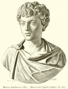 Marcus Aurelius als Junge (Büste im Kapitol, Galerie, Nr. 70)