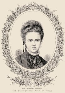 Maria Alexandrowna (1853-1920) Ihre Kaiserliche Hoheit Die Großherzogin von Russland von English School