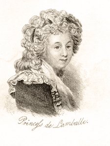Marie-Therese Louise di Savoia-Carignano, aus 