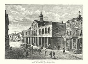 Markthaus, Uxbridge (Gravur) von English School