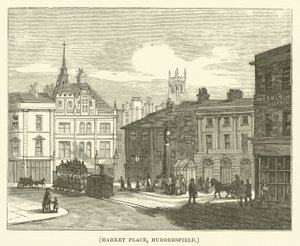 Marktplatz, Huddersfield von English School