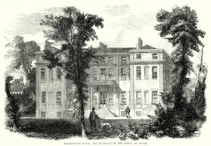 Marlborough House, die Residenz des Prinzen von Wales (Stich) von English School