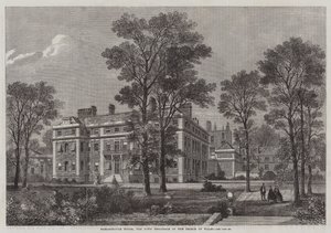 Marlborough House, die Stadtresidenz des Prinzen von Wales von English School