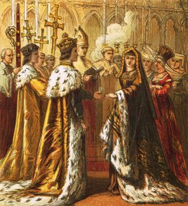 Die Hochzeit von Heinrich VII. von English School