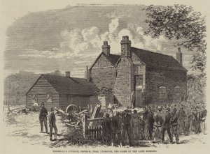 Marshalls Cottage, Denham, nahe Uxbridge, der Schauplatz der jüngsten Morde