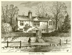 Marvells Haus, 1825 von English School