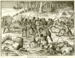 Massaker an den Spaniern von English School