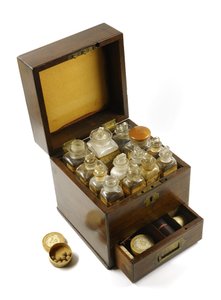 Medizinkasten, verwendet von Florence Nightingale während des Krimkriegs, 1854-56