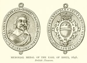 Gedenkmedaille des Earl of Essex, 1646 von English School