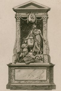 Denkmal für William Pulteney, Earl of Bath, Westminster Abbey, London von English School