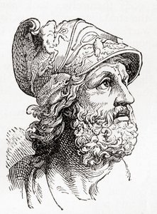 Menelaus, aus Ward und Locks Illustrierter Geschichte der Welt, veröffentlicht um 1882 von English School