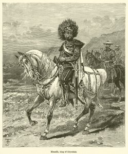 Menelik, König von Abessinien