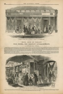 Breech und Berralls Seiden-, Schal- und Tuchgeschäft von English School