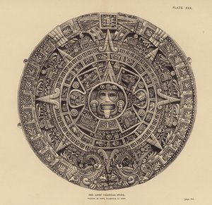 Der Azteken-Kalenderstein von English School
