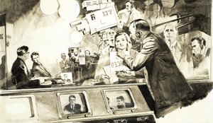 Mick Johnson, Fernsehreporter von English School