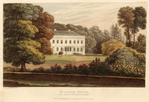 Midgham House, der Sitz von W.S. Poyntz, Esq., M.P., veröffentlicht 1826