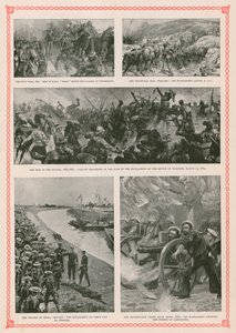 Militärische Aktionen mit britischen Seeleuten während der Regierungszeit von Königin Victoria: der Zulukrieg, der Burenkrieg, der Mahdi-Aufstand im Sudan, der Boxeraufstand und der Anglo-Ägyptische Krieg von English School