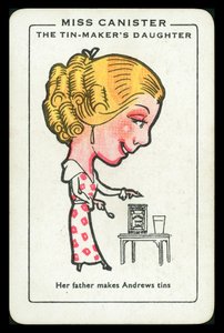 Miss Canister, die Tochter des Blechmachers von English School