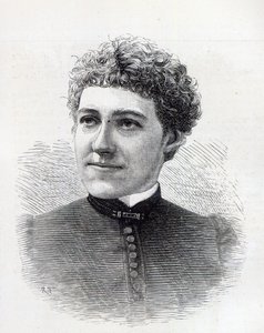 Miss Charlotte Robinson, Heimkunstdekorateurin Ihrer Majestät, 1887 von English School
