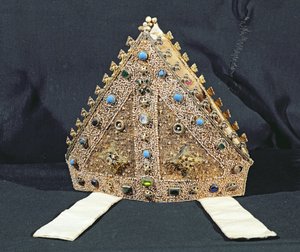 Mitra von William of Wykeham, spätes 14. oder frühes 15. Jahrhundert