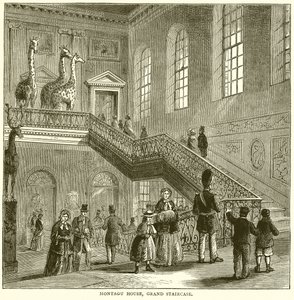 Montagu House, große Treppe