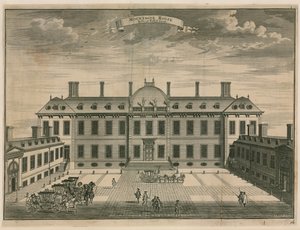 Montague House in der Great Russell Street von English School