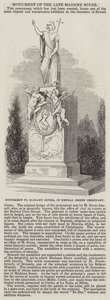 Denkmal für Madame Soyer auf dem Kensal Green Friedhof (Gravur)