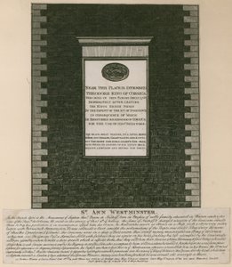 Denkmal für Theodore, König von Korsika von English School