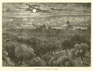 Mondlicht auf dem Ölberg von English School