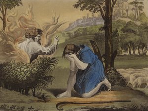 Moses und der brennende Dornbusch