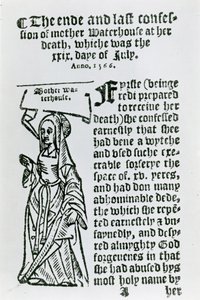 Mutter Waterhouse (ca. 1503-1566), Flugblatt