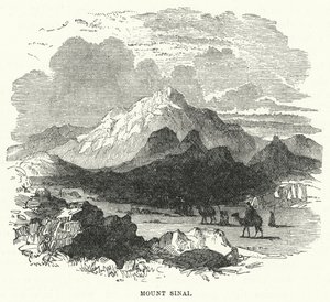 Berg Sinai (Gravur) von English School