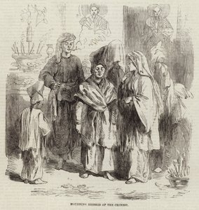 Trauerkleider der Chinesen von English School