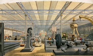 Bewegliche Maschinen, Große Ausstellung, 1851 von English School