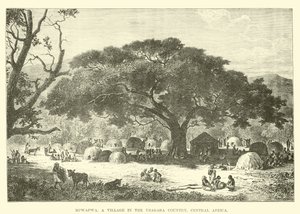 Mpwapwa, ein Dorf im Usagara-Land, Zentralafrika von English School