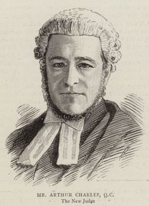 Mr Arthur Charles, QC (Gravur) von English School