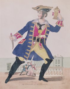 Mr. Cullen in der Rolle von Blueskin (Blaubart), veröffentlicht 1810 von English School