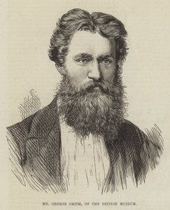 Herr George Smith, vom British Museum (Stich) von English School