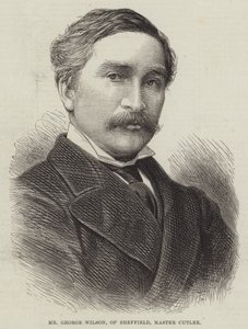Herr George Wilson aus Sheffield, Meisterschmied (Stich) von English School