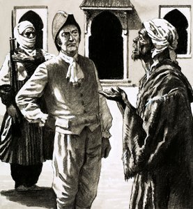 Herr Joseph Dupois wurde von einer zerlumpten Kreatur konfrontiert