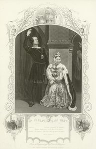 Mr. Phelps als Hamlet und Miss Glyn als Königin, Hamlet, Akt III, Szene IV