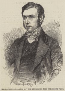 Mr. Roundell Palmer, MP für Plymouth (Gravur) von English School