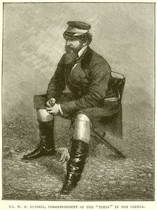 Mr. W. H. Russell, Korrespondent der Times auf der Krim von English School