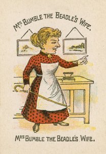 Frau Bumble die Frau des Amtsdieners von English School